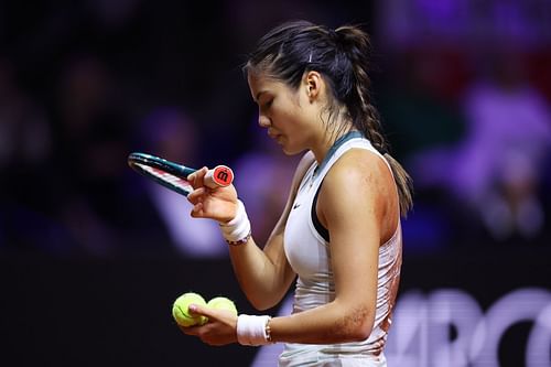 Raducanu at the Porsche Tennis Grand Prix Stuttgart 2024