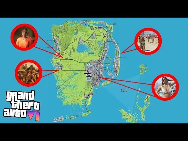 GTA 6 map seemingly includes 7 cities: Rumor