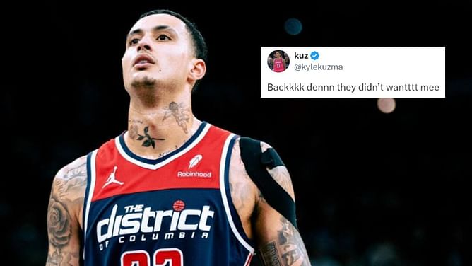 "Disrespectfully STFU": Lakers fans turn on Kyle Kuzma's cheeky tweet after 0-3 deficit to Nuggets