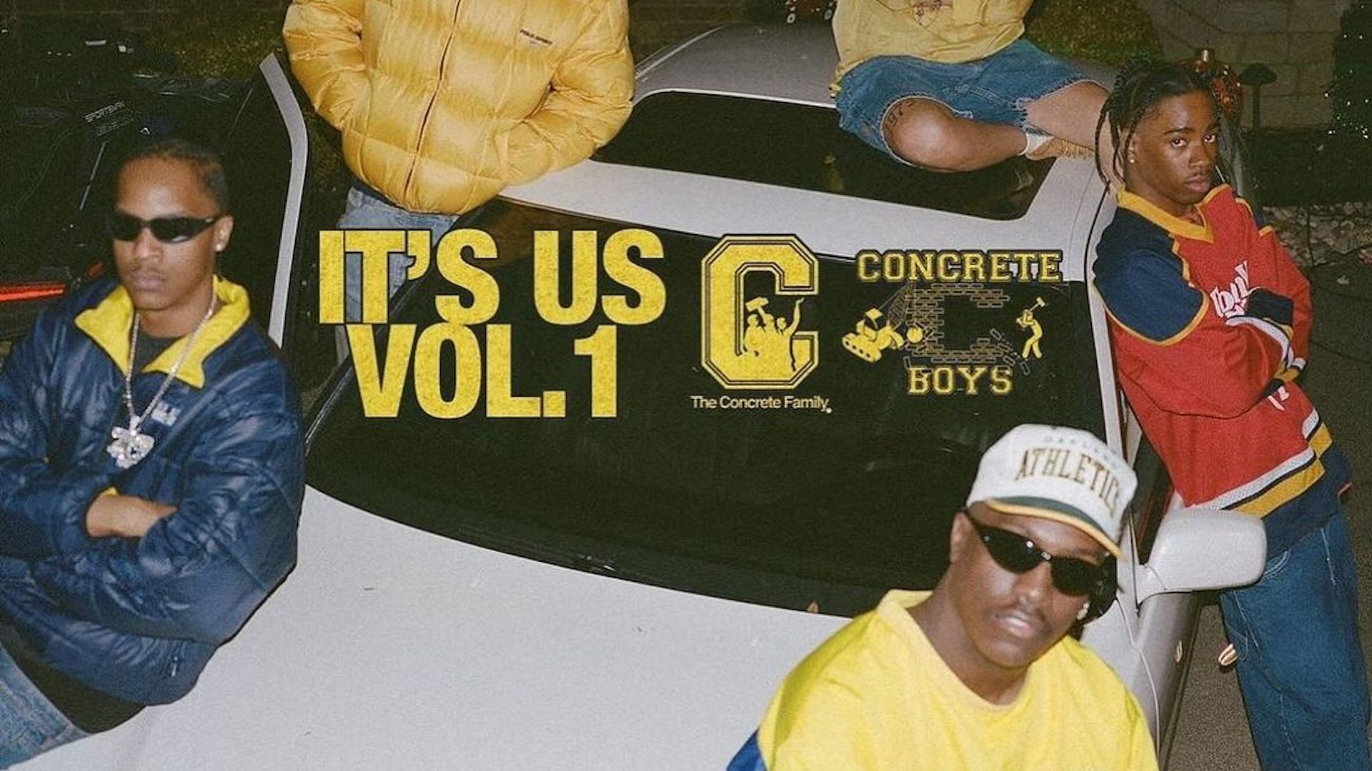The official album cover for Concrete Boys