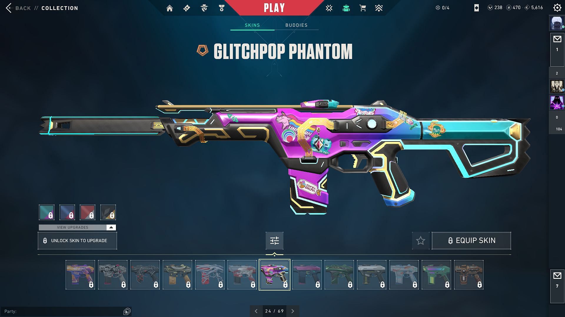 Phantom is a main rifle in the game Valorant.