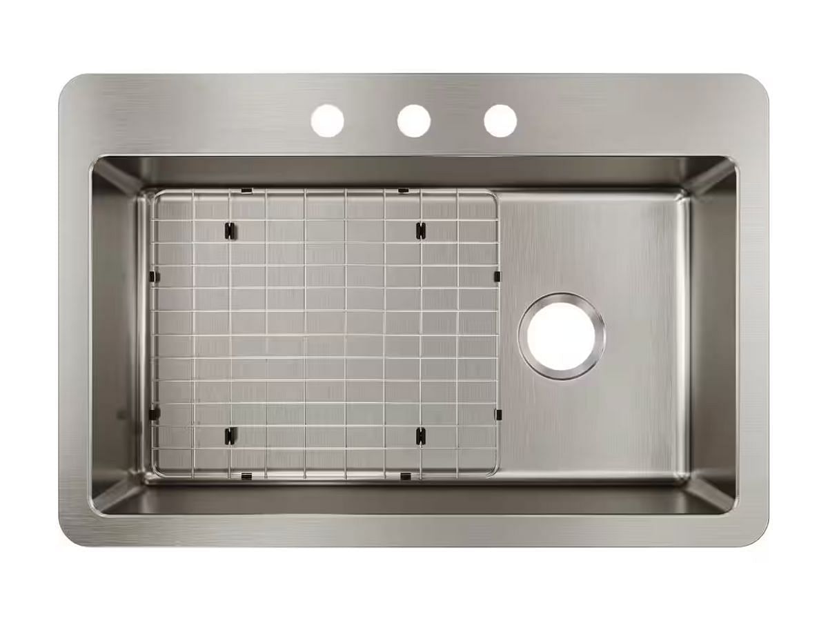 Elkay Avenue Stainless Steel Kitchen Sink (Image via Home Depot)