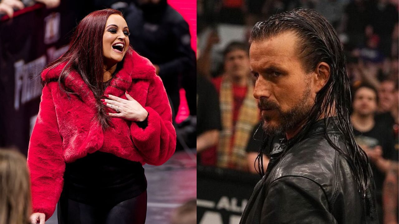 Maria Kanellis (left) and Adam Cole (right)