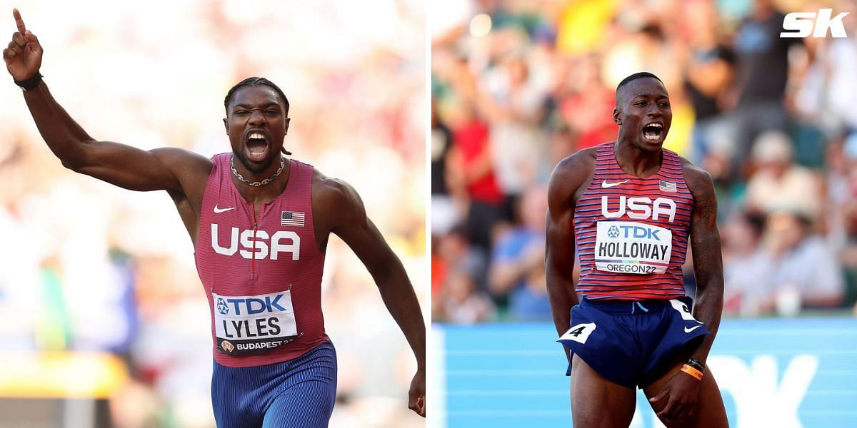 Noah Lyles and Grant Holloway will be in action in the men