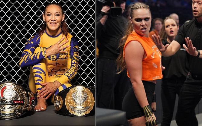 "Poor girl still suffering from CTE" - Cris Cyborg mocks Ronda Rousey over "greatest fighter" claim