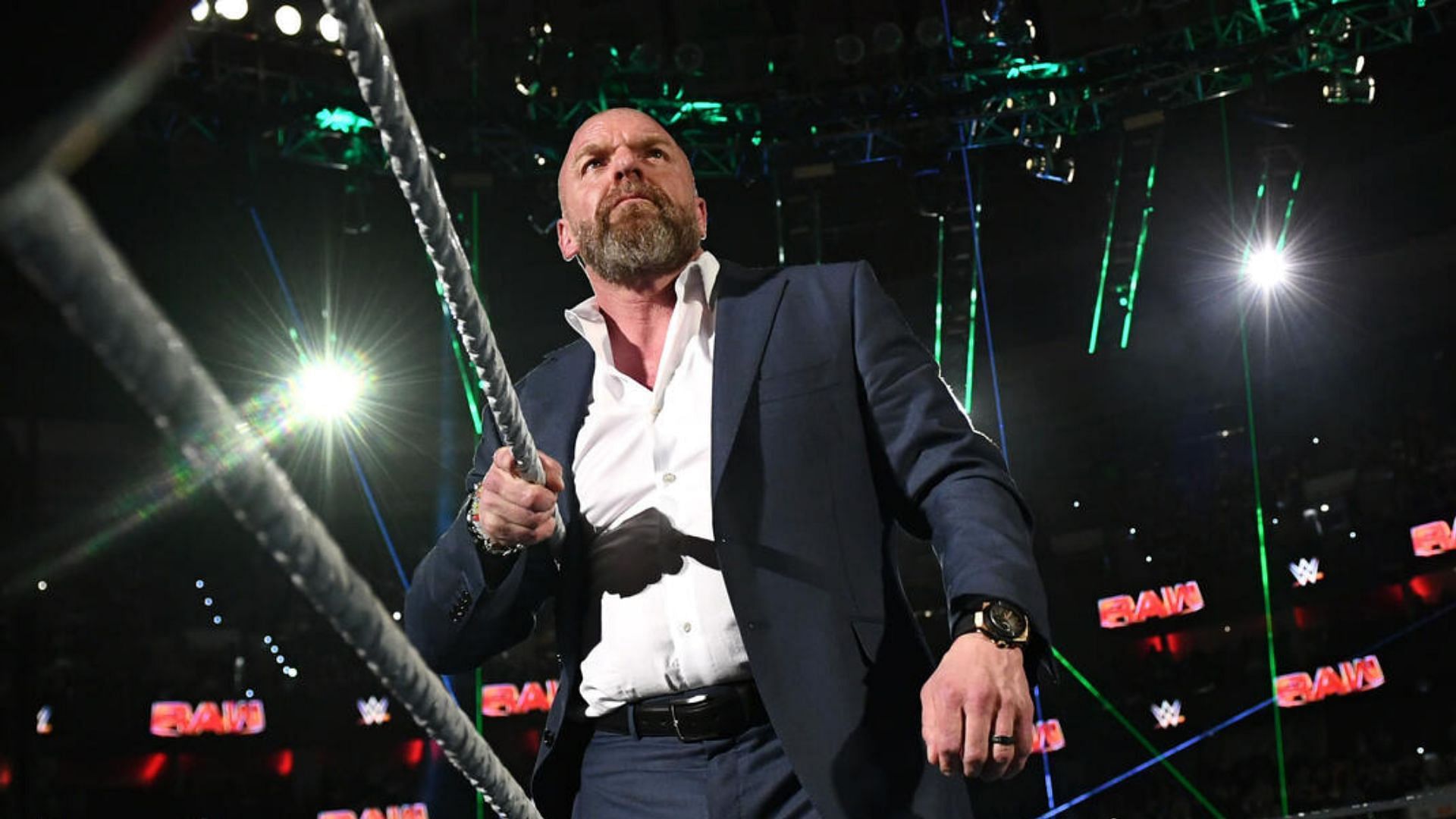 Triple H makes sporadic appearances on RAW and SmackDown!