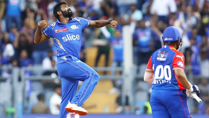 [Watch] Jasprit Bumrah's unplayable yorker gets the better of Prithvi Shaw in MI vs DC IPL 2024 clash