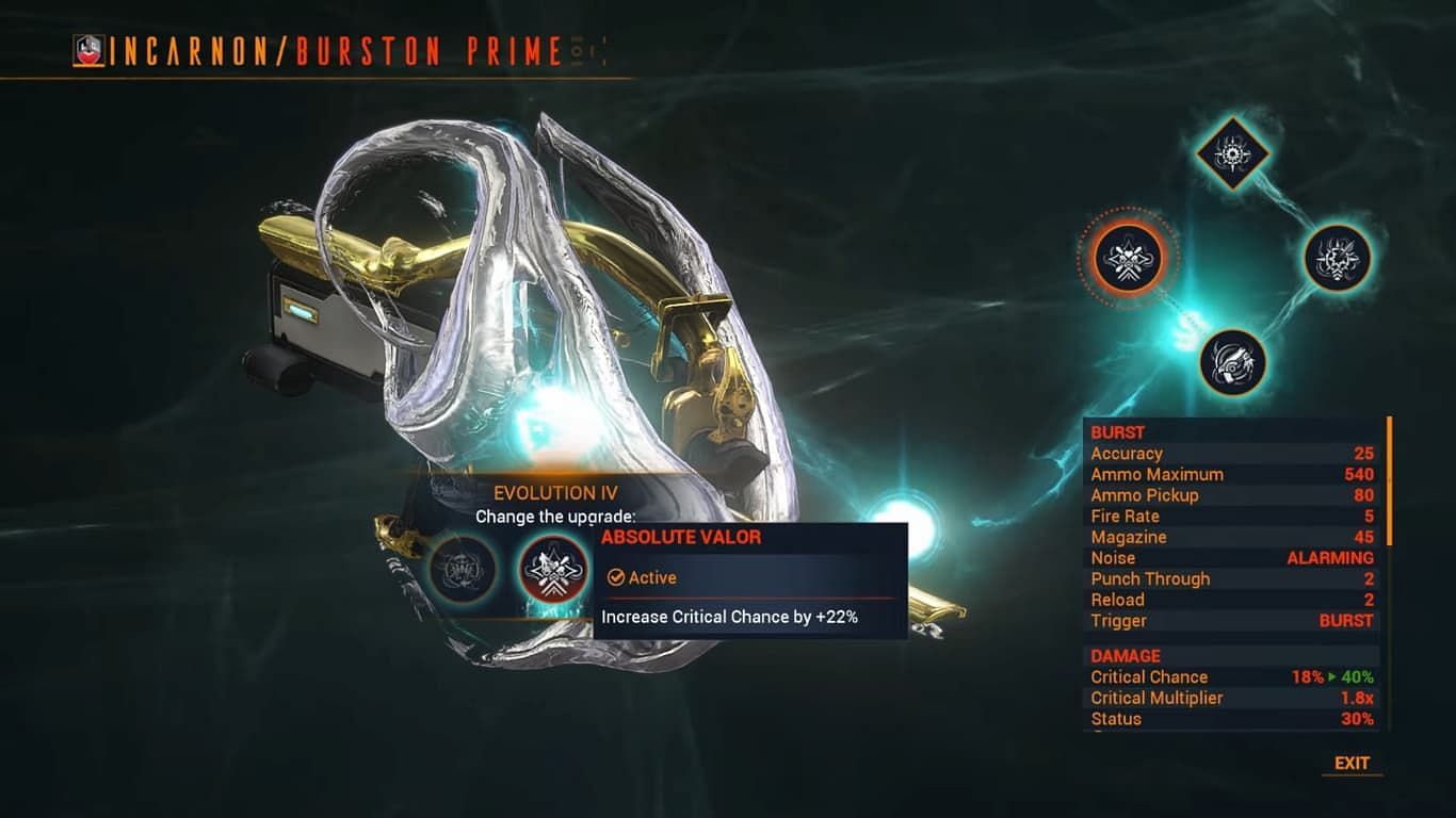 Yet another Critical perk - but we&#039;re not complaining (Image via Digital Extremes)