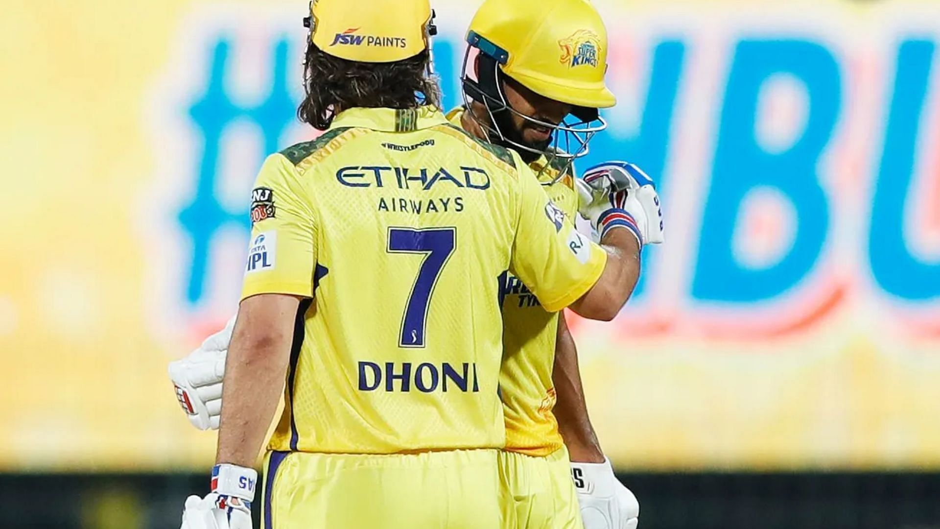 MS Dhoni (L) &amp; Ruturaj Gaikwad finished the chase for CSK against KKR