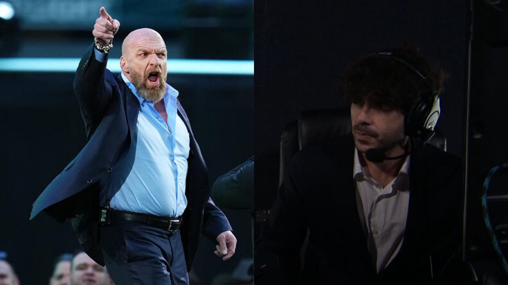Triple H and Tony Khan are big names in WWE and AEW respectively [Photos courtesy of WWE