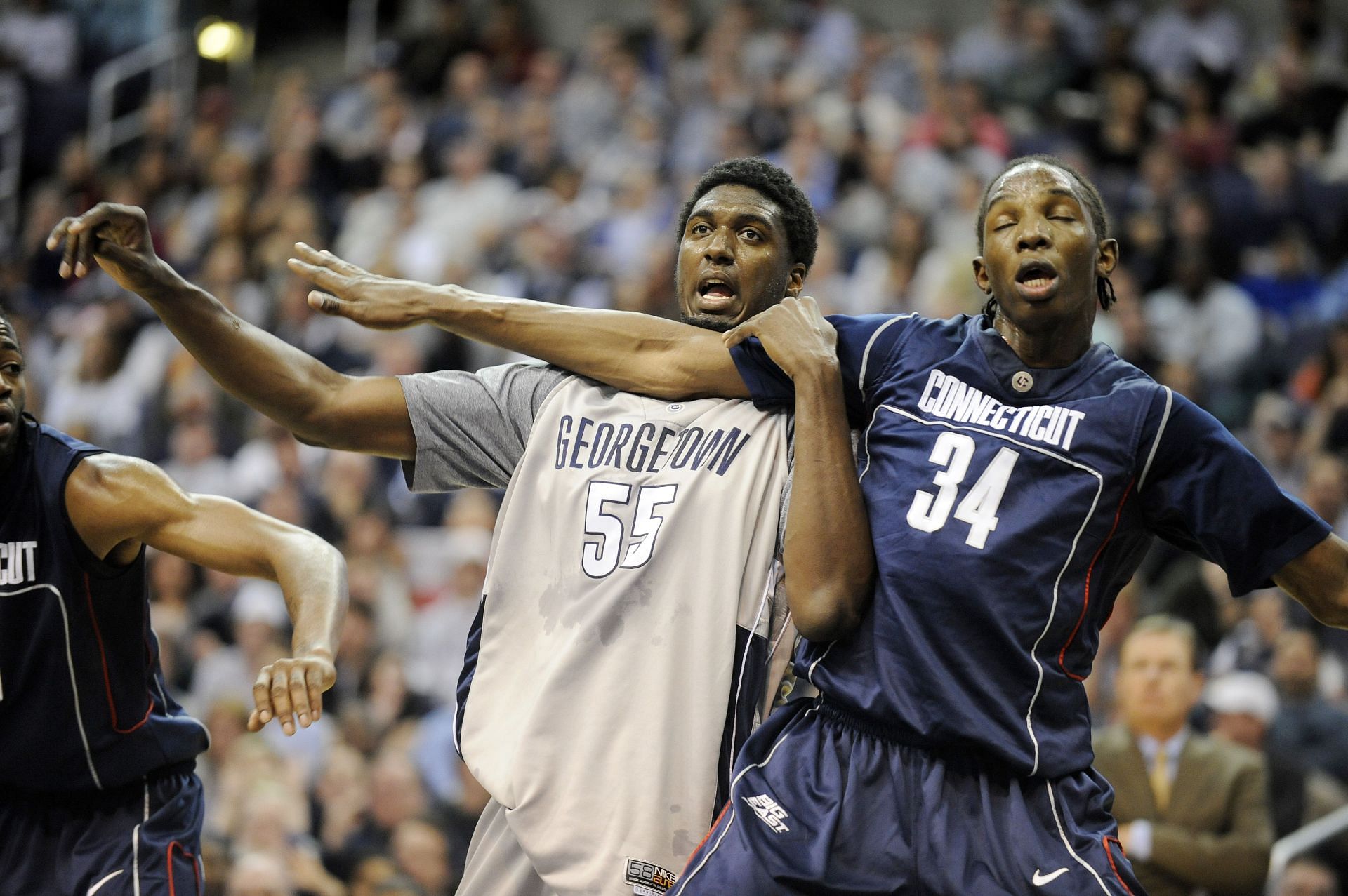 UConn center Hasheem Thabeet was a defensive star in college. After going second in the 2009 NBA Draft, he was a non-factor in the NBA.