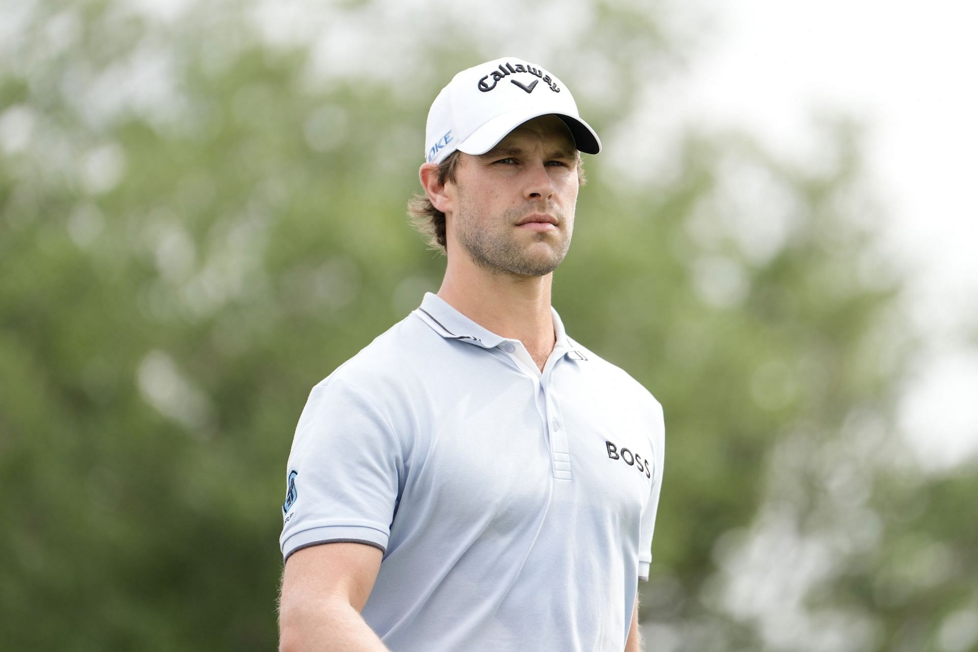 Thomas Detry of Belgium at Texas Children&#039;s Houston Open at Memorial Park Golf Course (Photo by Raj Mehta/Getty Images)