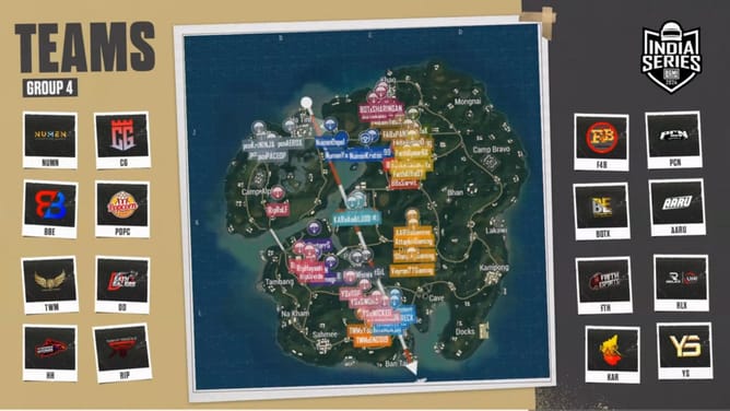 BGIS 2024 The Grind Week 1 Day 2 Group 4: Overall standings, summary, and more