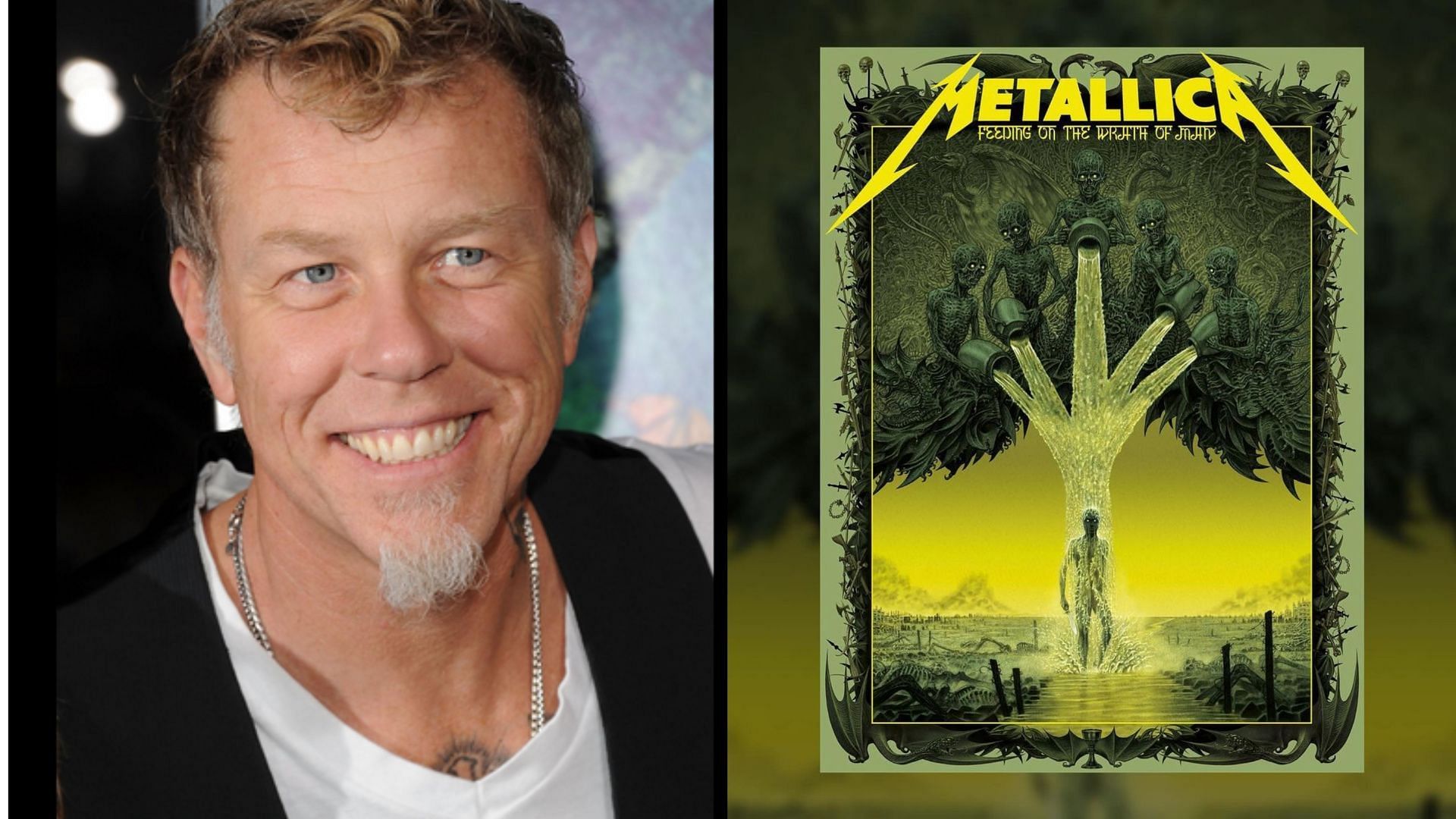 Metallica frontman James Hetfield revealed his new tattoo made with Mot&ouml;rhead