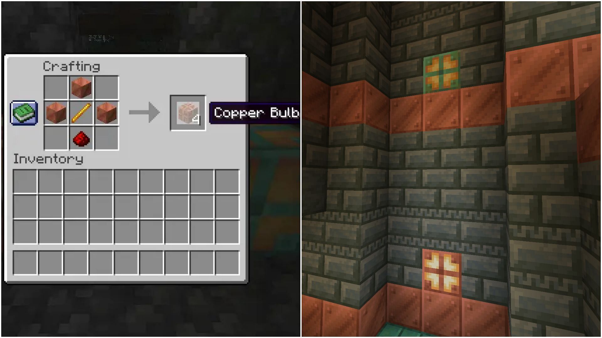 Either craft or find a new copper bulb (Image via Mojang Studios)