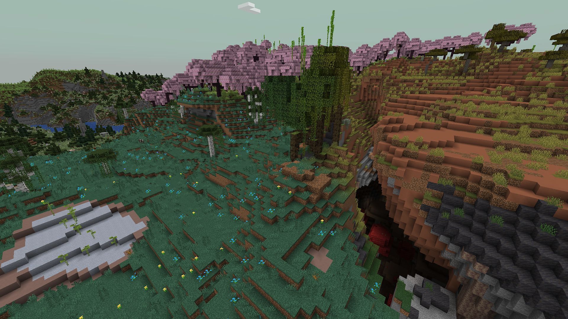 A gorgeous spawn, courtesy of Terralith