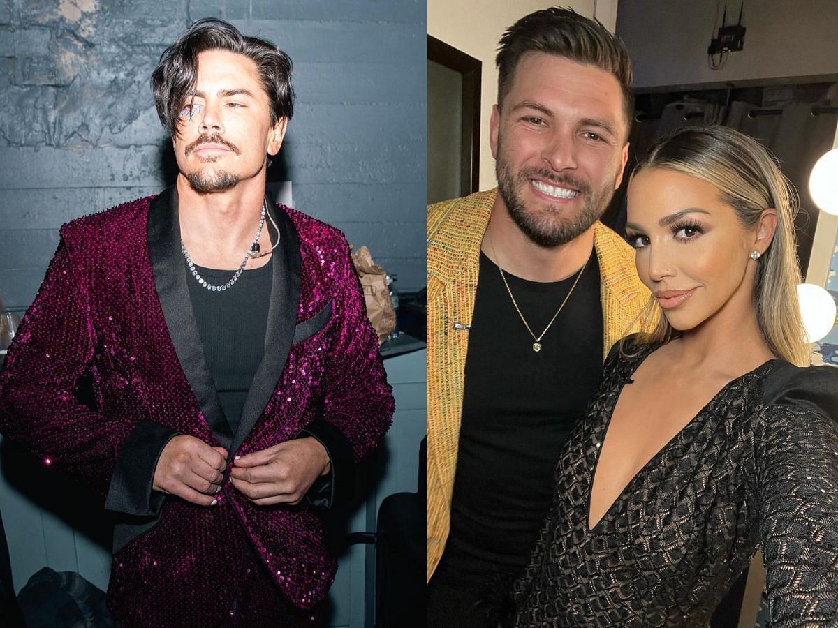 Vanderpump Rules stars Tom Sandoval, Brock Davies, and Scheana Shay