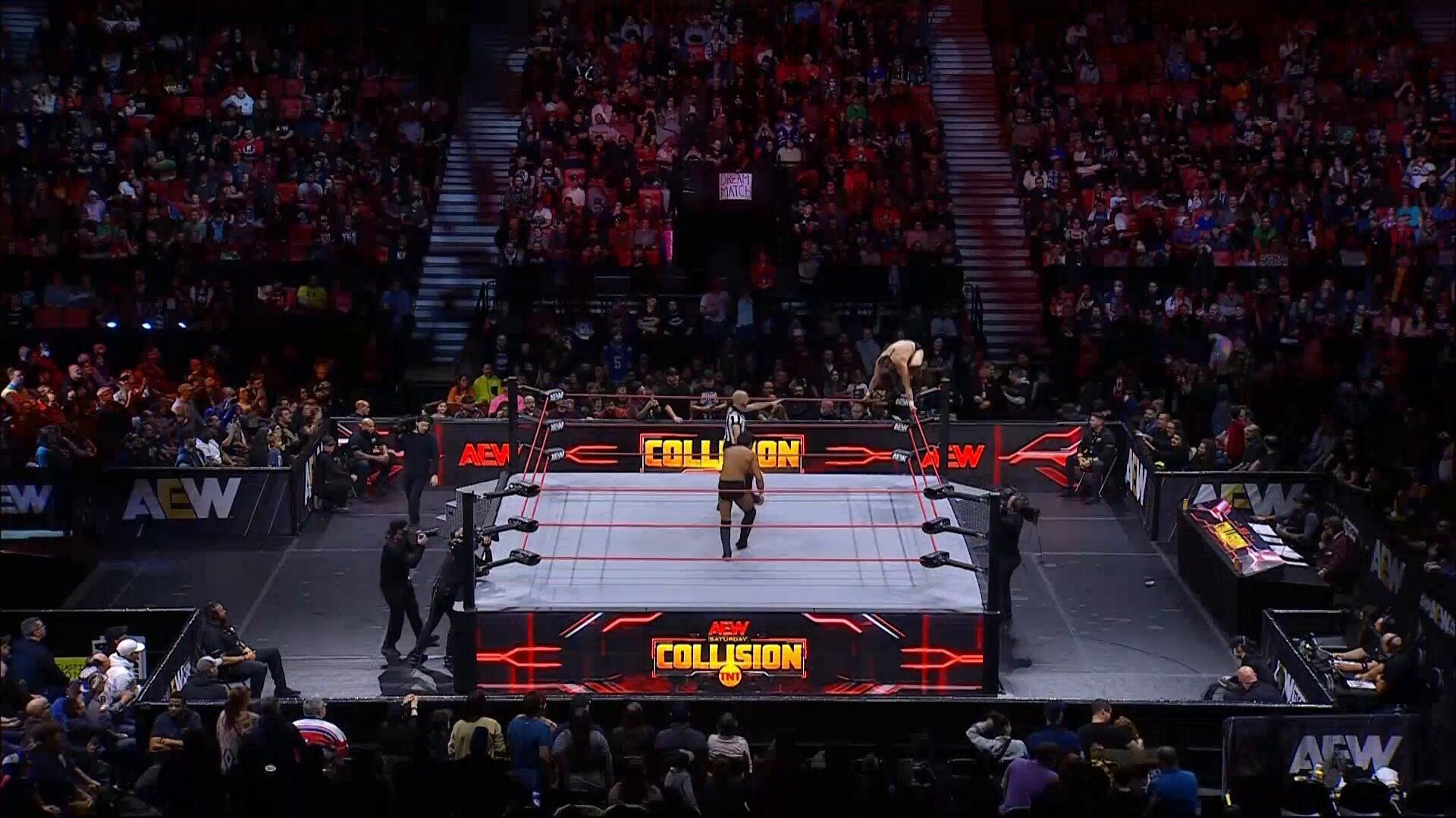 AEW fans pack their local arena for a live Collision event