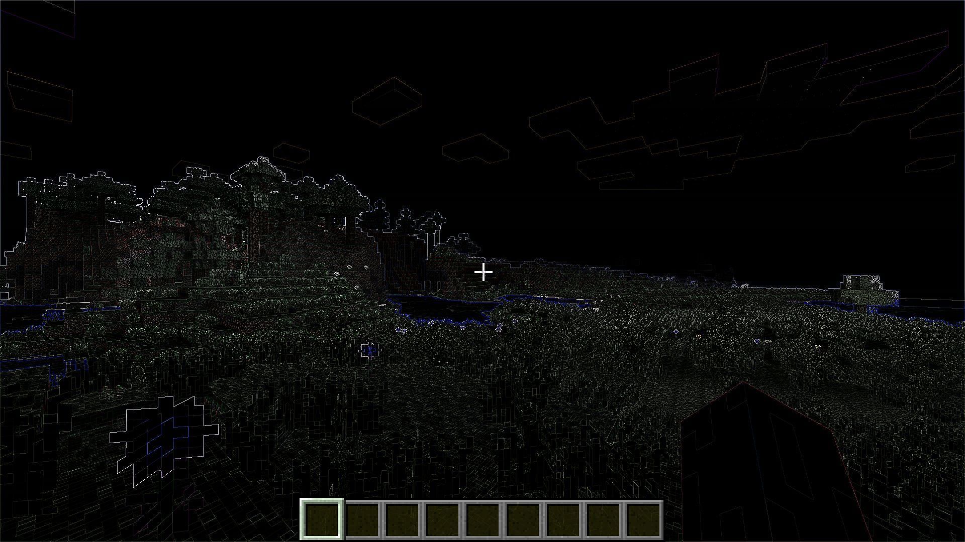 One of the shaders in the super secret settings (Image via Mojang)