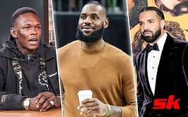 "I wasn't expecting to see him" - When Israel Adesanya recalled running into NBA icon LeBron James at rapper Drake's house
