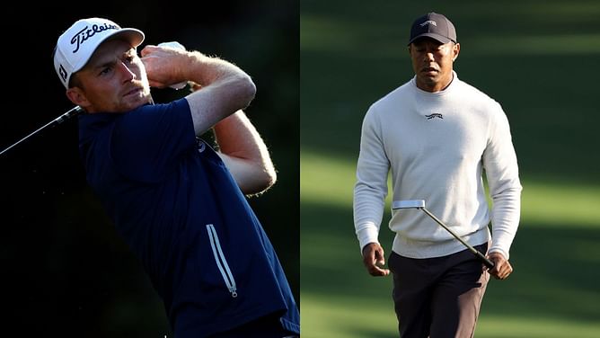 Tiger Woods outdrove Will Zalatoris on Monday’s Masters practice round at Augusta - “Pretty amazing to see how good he's swinging it”