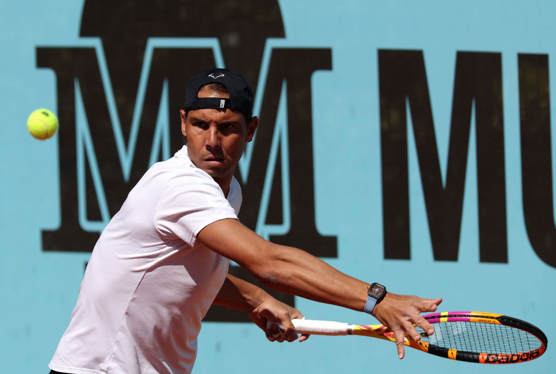 Rafael Nadal at the 2024 Mutua Madrid Open