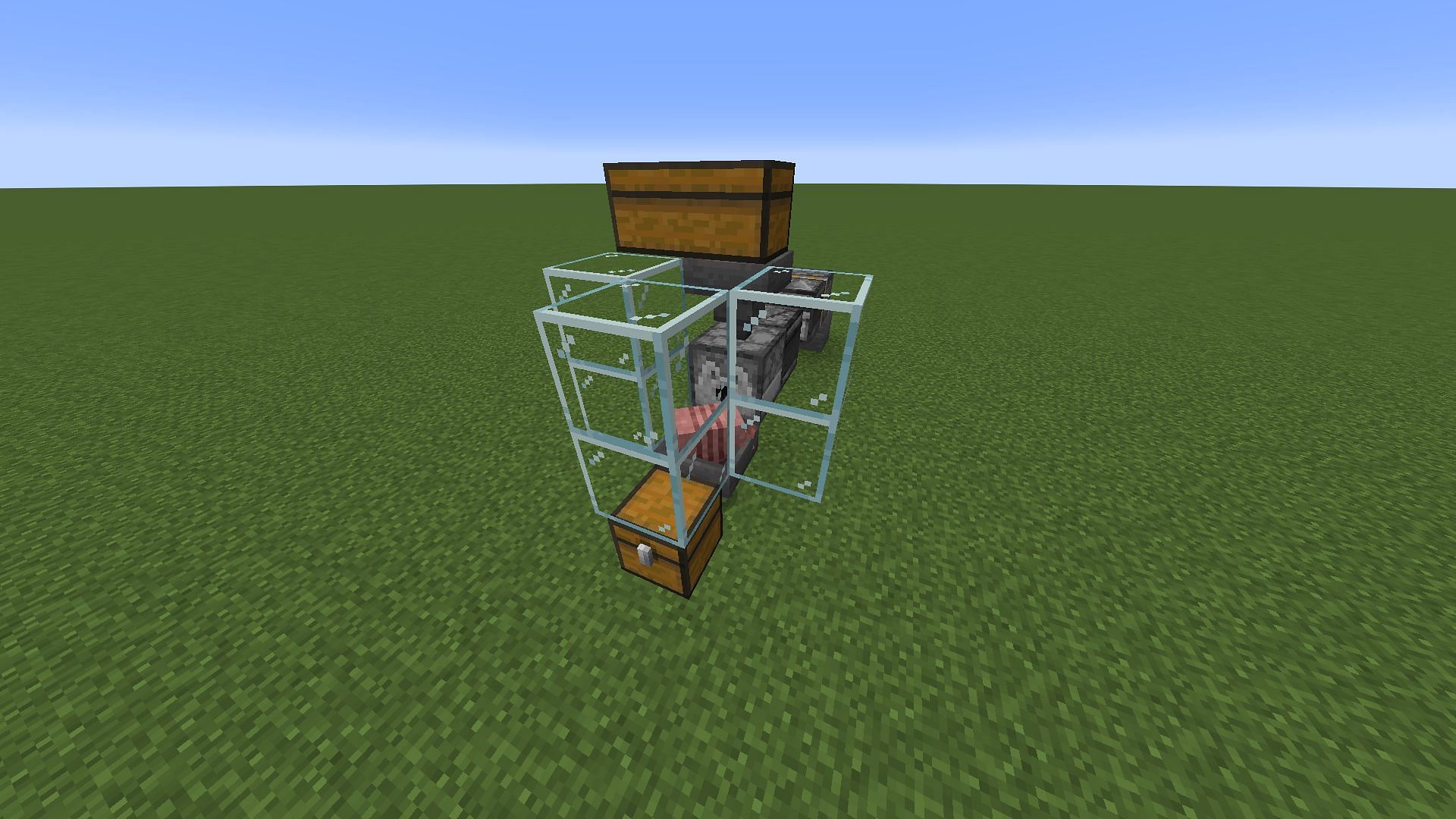 The front view of a scute farm in Minecraft (Image via Mojang)