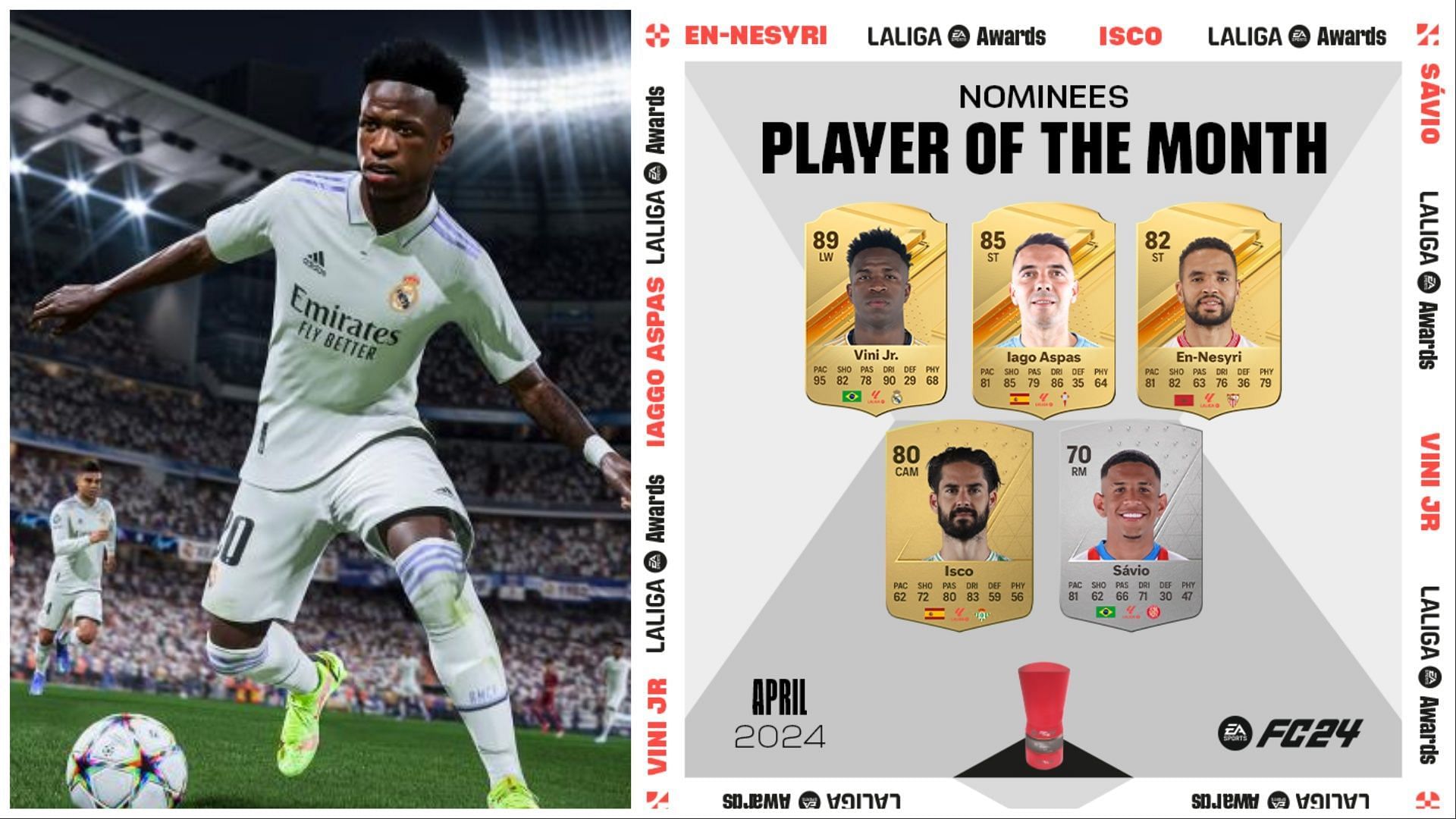 EA FC 24 La Liga POTM Nominees