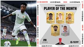 EA FC 24 La Liga POTM Nominees for April revealed: Vinicius Junior leads the way