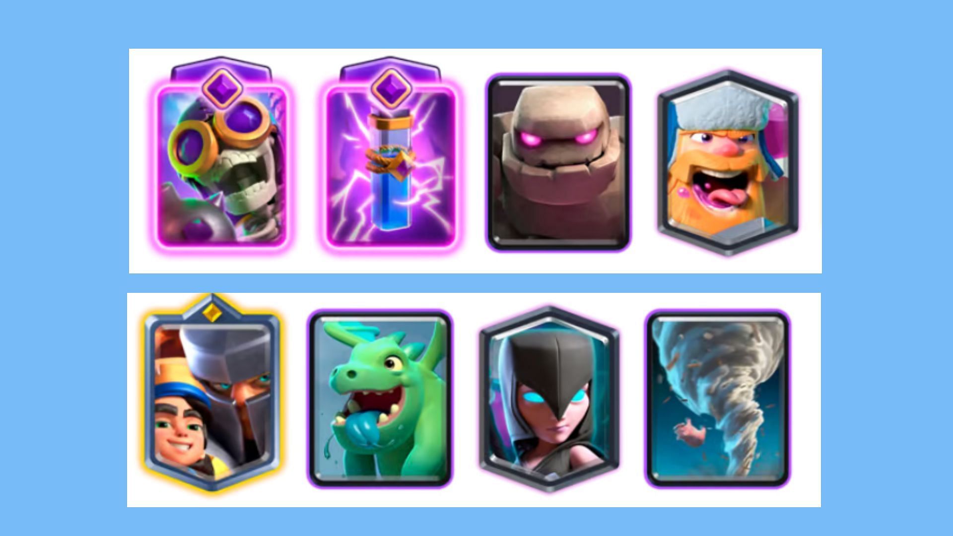 Golem-Little Prince deck in Clash Royale (Image via Supercell)