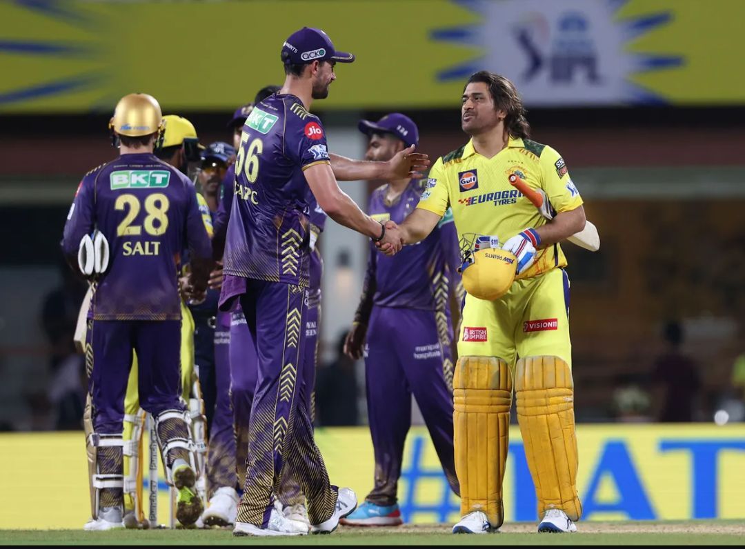 Chennai beat Kolkata on Monday 