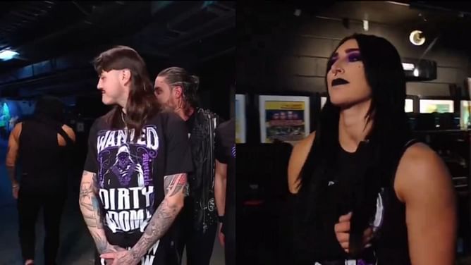 Dominik Mysterio and Damian Priest react to Rhea Ripley being forced to vacate her WWE title; future uncertain