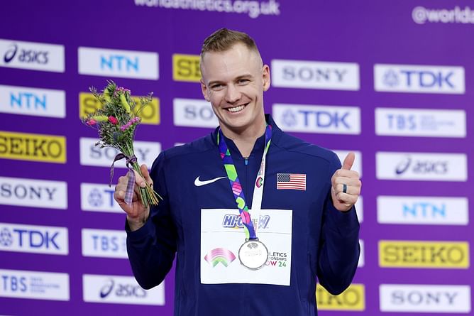 Sam Kendricks vows to 'challenge' Mondo Duplantis in the future after finishing behind him at Shanghai Diamond League 2024