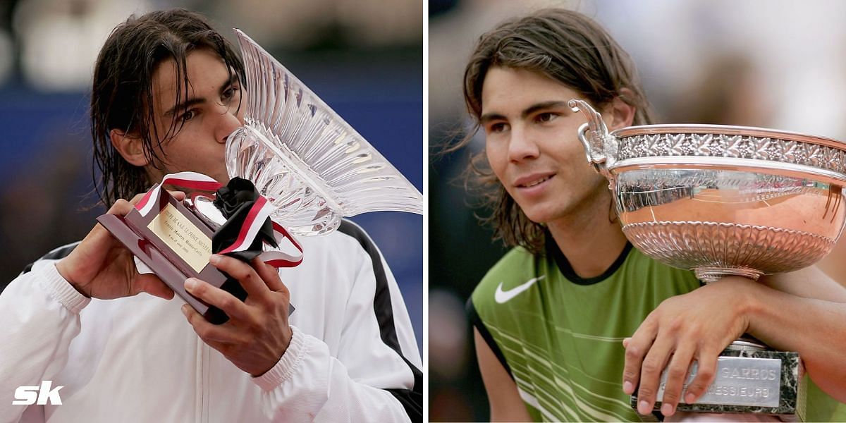 Rafael Nadal triumphed at the Monte-Carlo Masters and the French Open in 2005
