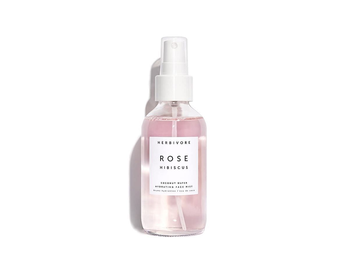 Rose Hibiscus Coconut Water Hydrating Face Mist by HERBIVORE BOTANICALS (Image via Amazon)