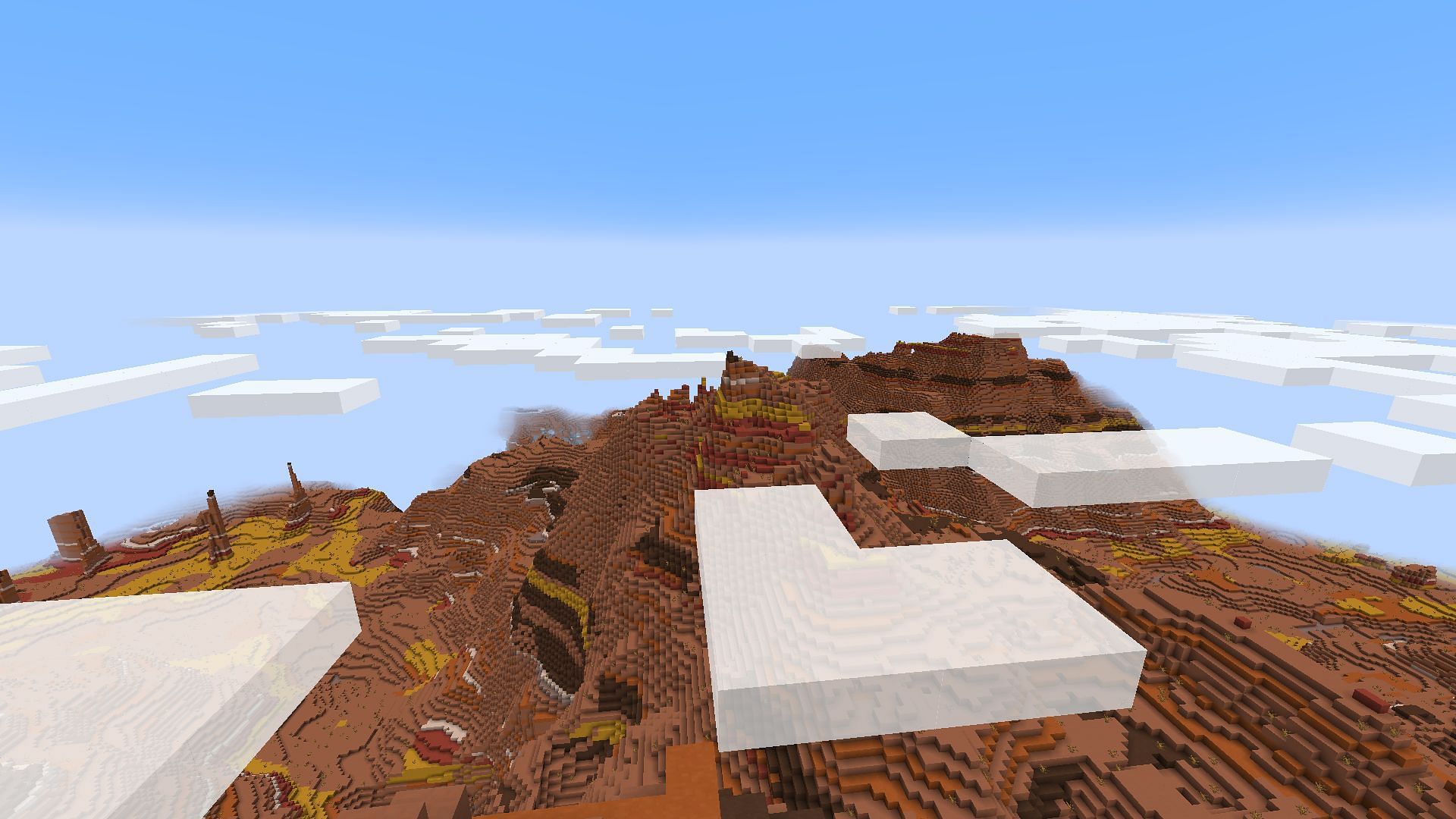Badlands can receive loads of new features (Image via Mojang Studios)