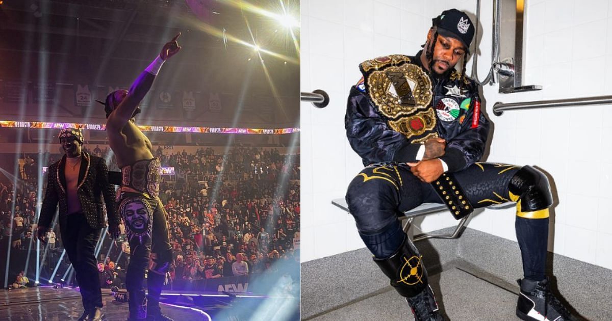 Swerve Strickland is the new AEW World Champion [Images via Swerve