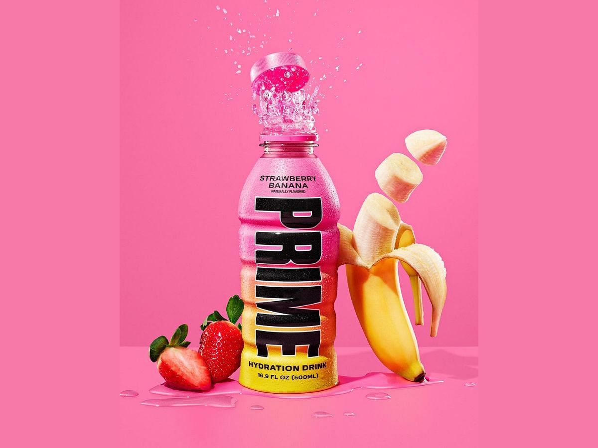 Hydration Strawberry Banna drink (Image via @drinkprime/Instagram)