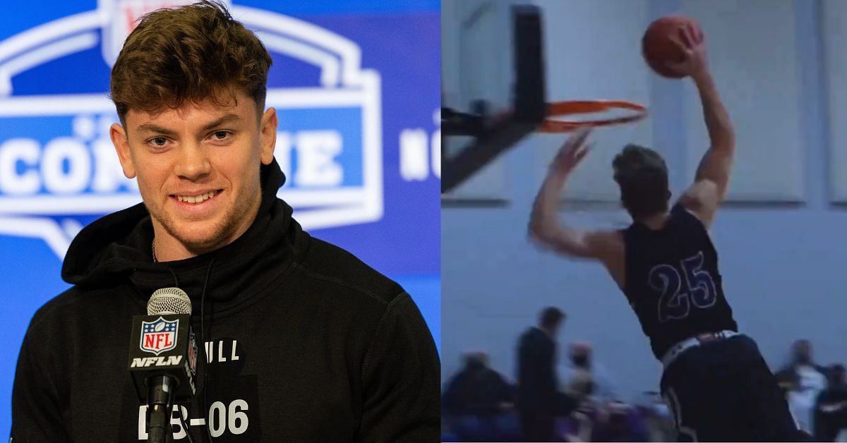 WATCH: Iowa DB Cooper DeJean&rsquo;s electrifying basketball skills goes viral amid 2024 NFL draft fever