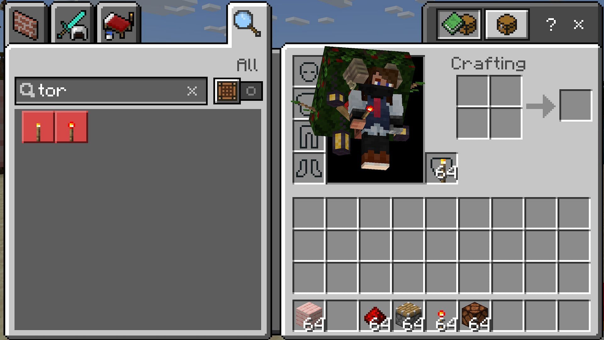 `Most items cannot even be put in Bedrock&#039;s offhand (Image via Mojang)