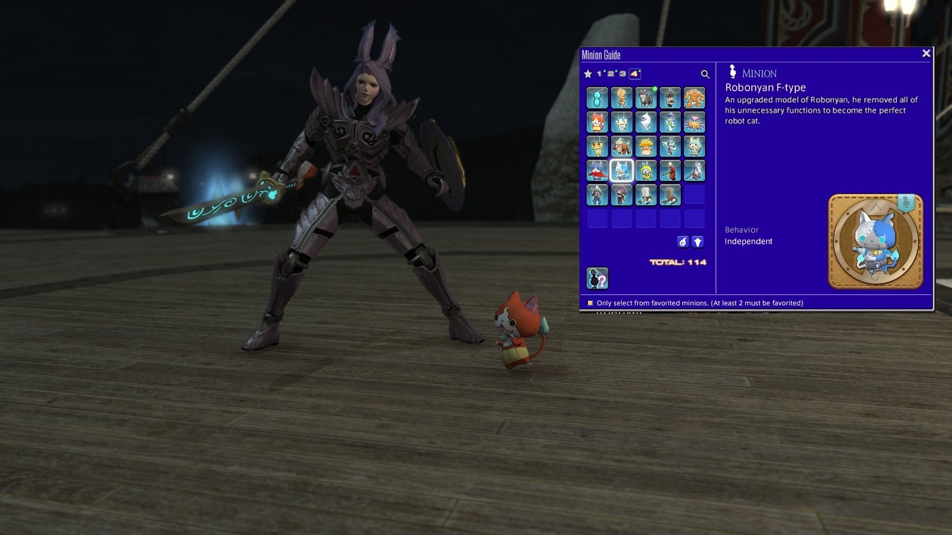 Yo-Kai Watch minion Final Fantasy 14