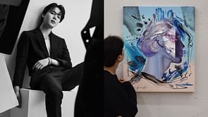 Renowned artist Lee. K unveils new oil painting of BTS Jimin as a part of 'Denial of Language Series'