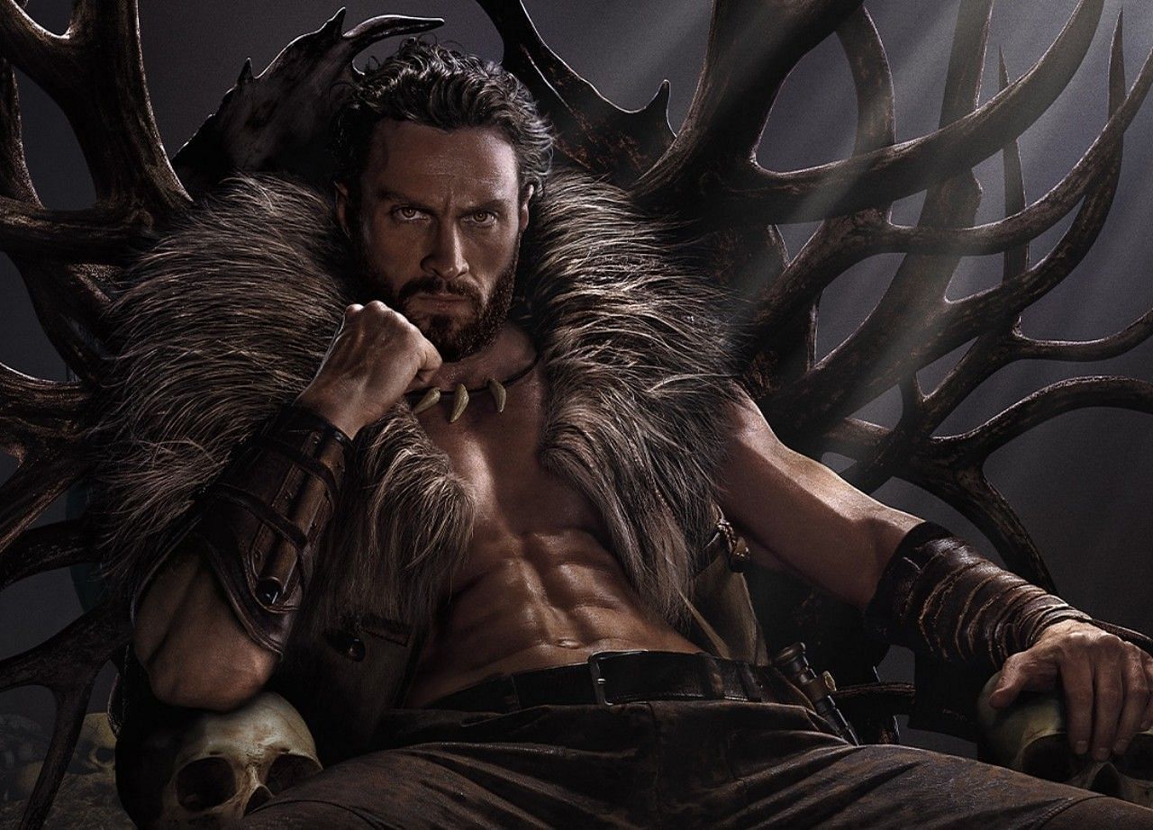 Aaron Taylor-Johnson as Kraven the Hunter (Image via @SonyPictures on X)