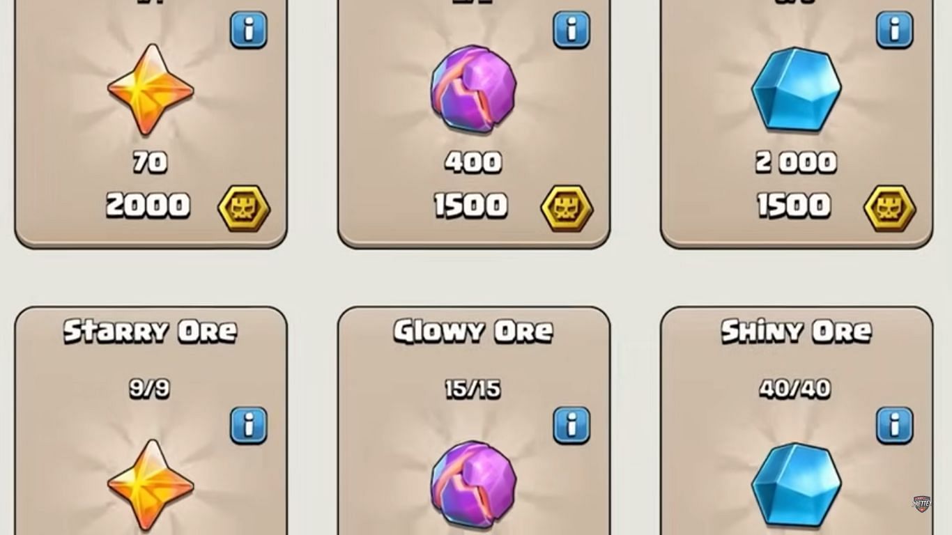 Ores offer (Image via Supercell)
