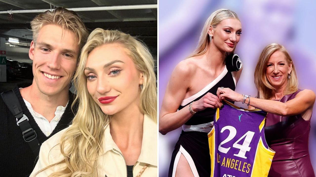 Cameron Brink&rsquo;s boyfriend Ben Felter beams with pride as she goes No.2&nbsp;to&nbsp;LA&nbsp;Sparks