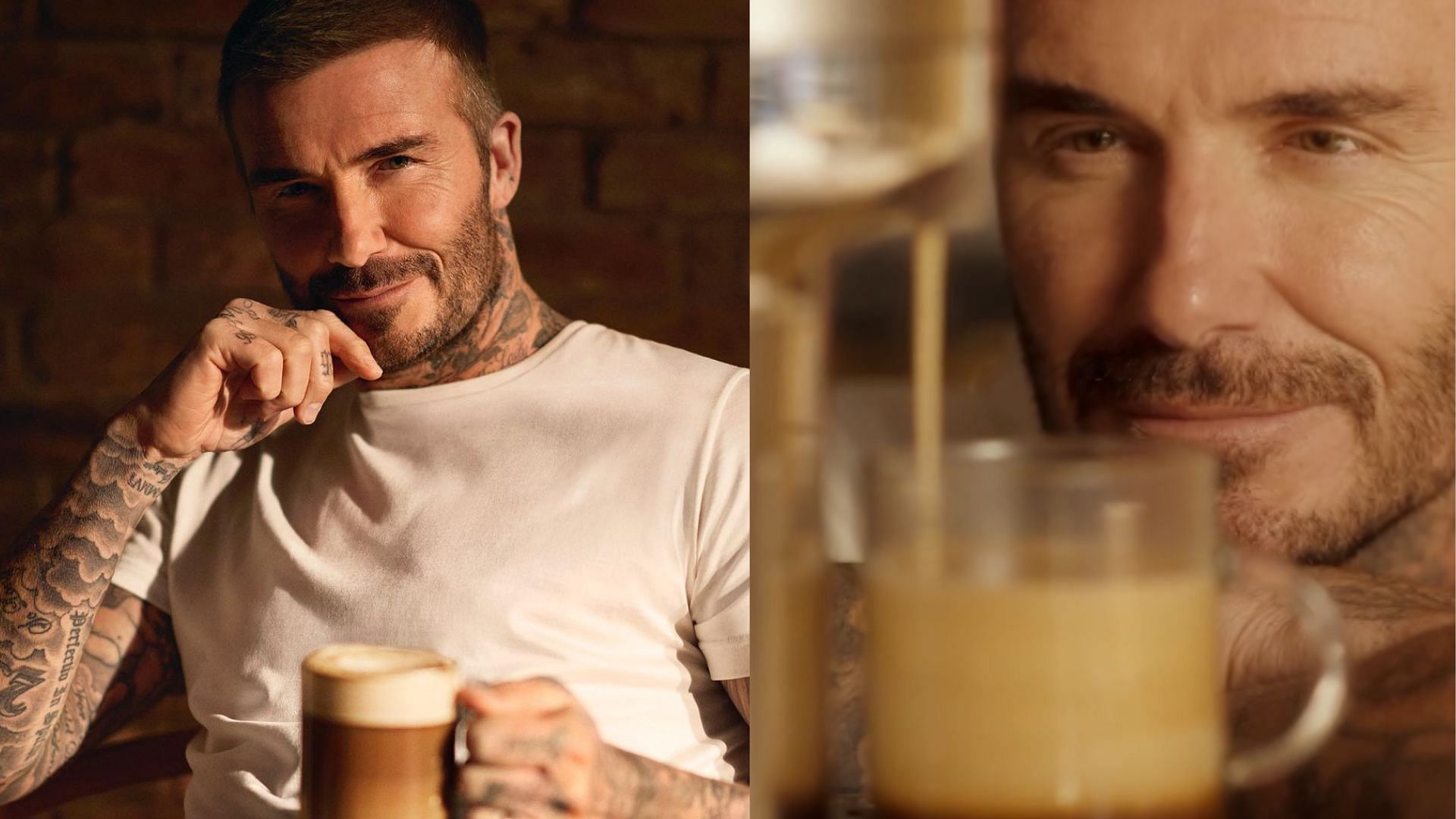 Fans cheer as David Beckham appears in the Nespresso&rsquo;s latest campaign