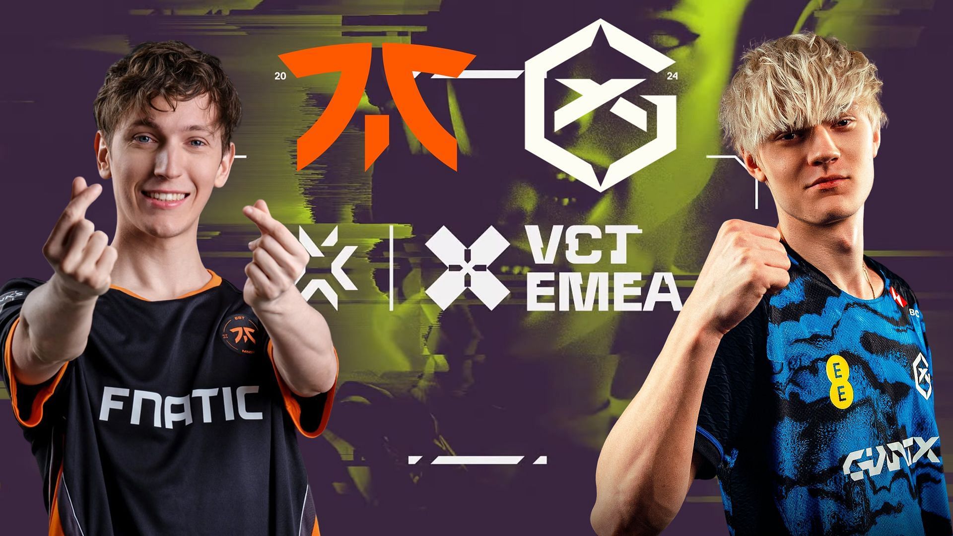 Fnatic vs GIANTX at VCT EMEA 2024 Stage 1 (Image via Riot Games, Fnatic and GIANTX)