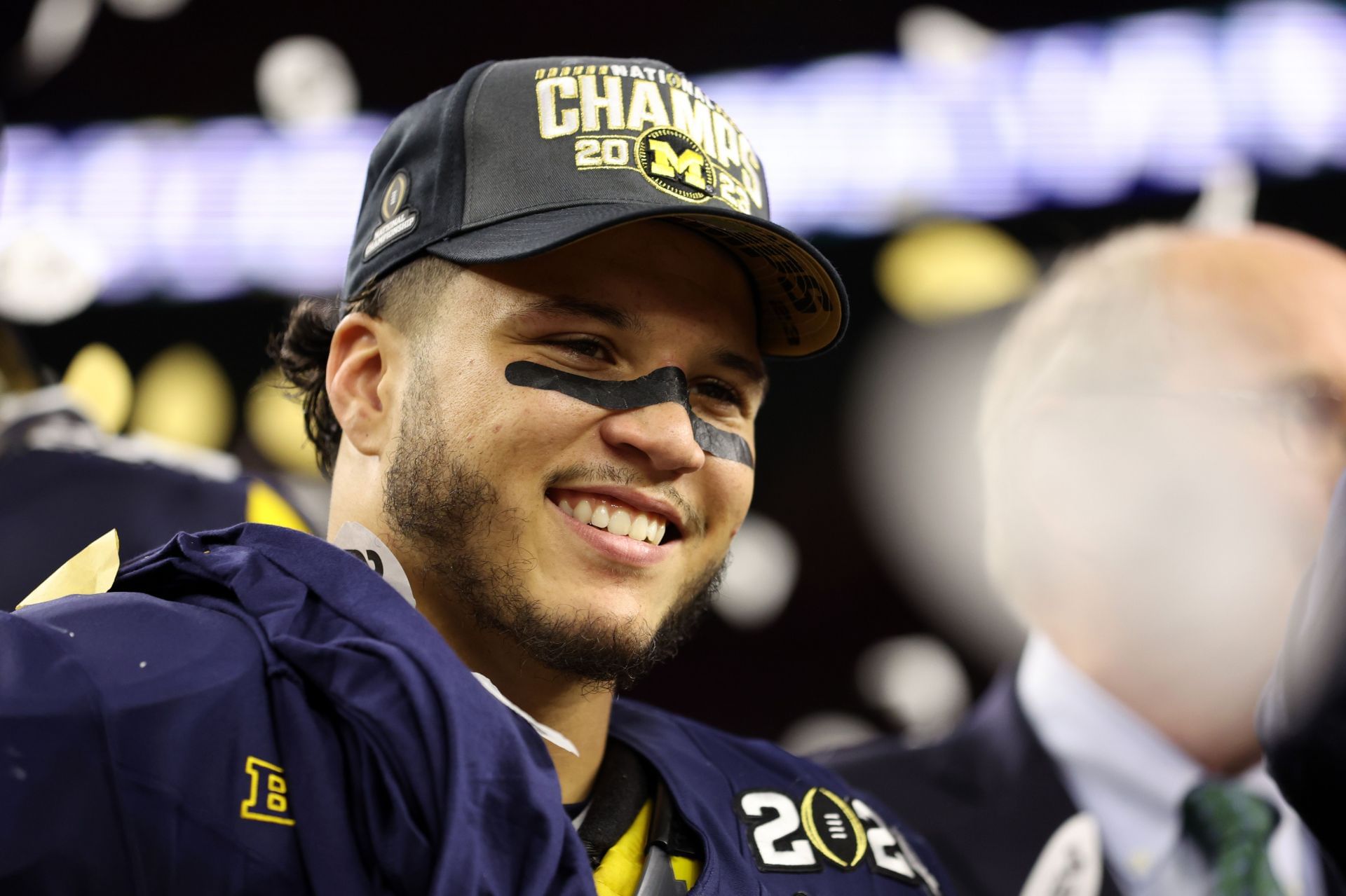 Michigan RB Blake Corum during the 2024 CFP national championship game.