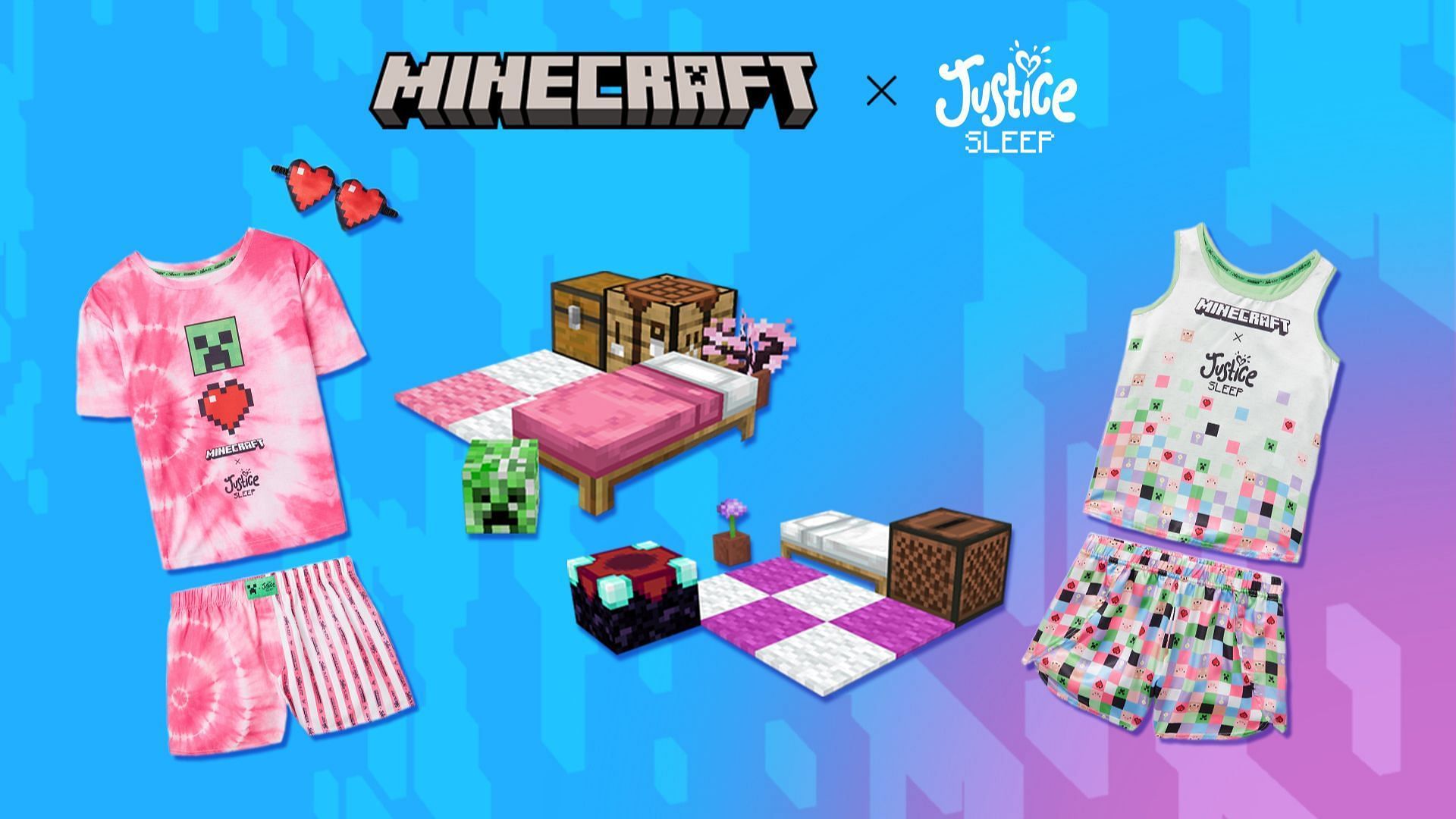 Items available in the collaboration (Image via X/Minecraft)