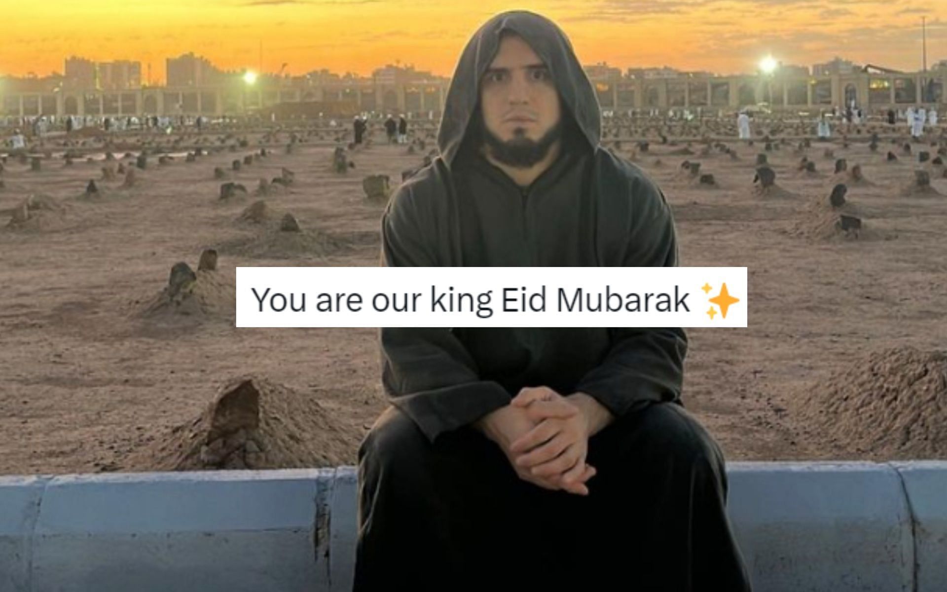 Islam Makhachev is recieving a lot of fan support after wishing fans a happy Eid Mubarak. [Image via @Islam_Makhachev on Instagram]